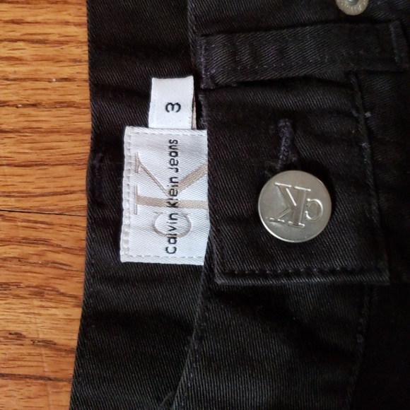 Ladies Calvin Klein black jeans size 3 - Picture 3 of 4